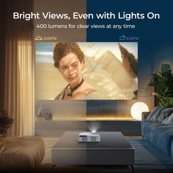 VANKYO Performance V700 Native 1080P Projector with Google TV, 400 Lumens - Picture 5 of 6